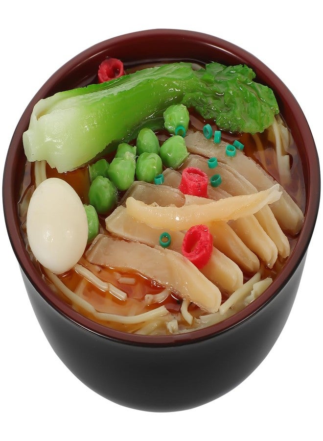 FOYTOKI Ramen Bowl Piggy Bank Large Capacity Coin Jar Simulated Food Model Money Box Decorative Kitchen Counter Savings Container - Image 1